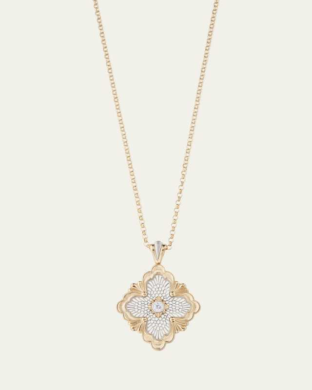 Opera Tulle Maxi 18K Gold Diamond Pendant Necklace